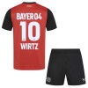 Maglia ufficiale Bayer 04 Leverkusen Florian Wirtz 10 Casa 2024-25 per Bambino